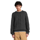 Phillips Brook Cable Cotton Blend Crew Neck Sweater