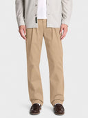Peached Heavy Twill Pleated Pants