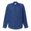 Mill Brook Linen Korean Collar Shirt