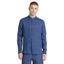 Mill Brook Linen Korean Collar Shirt