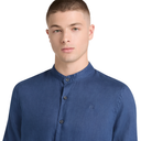 Mill Brook Linen Korean Collar Shirt