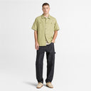 Cotton Linen Ss Utility Overshirt