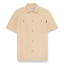 Cotton Linen Ss Utility Overshirt