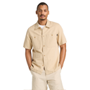 Cotton Linen Ss Utility Overshirt