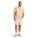 Cotton Linen Ss Utility Overshirt