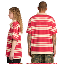 Short-Sleeved Striped Rugby Polo