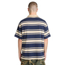 Short-Sleeved Striped Rugby Polo