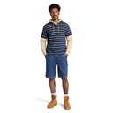 Millers River 4 Rows Stripes Short Sleeve Polo