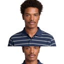Millers River 4 Rows Stripes Short Sleeve Polo