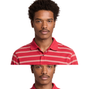 Millers River 4 Rows Stripes Short Sleeve Polo