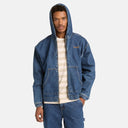 Denim Full Zip Hooded Bomber '96