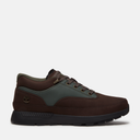 Euro Grid Mid Lace Up Sneaker