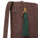 Tassel Suede Bag Charm And Keyring