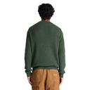 Cotton Blend Raglan Sleeve Crewneck Sweater